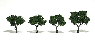 Woodland Scenic Accents Assembled Tree Medium Green 2-3 (2) Model Railroad Tree #tr1504