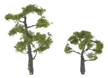 Woodland Premium Trees 3-1/4 & 2 Locust (2) Model Railroad Tree #tr1607