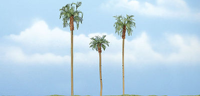 Woodland Premium Royal Palm 3 4 4.5 (3) Model Railroad Tree #tr1617