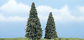 Woodland Ready Made Premium Trees Confier 3-4'' pkg(2) Model Railroad Tree #tr1625