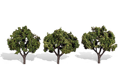 Woodland Sun Kissed Trees 3 - 4 (3) Model Railroad Trees #tr3507