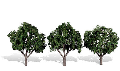 Woodland Cool Shade Trees 3 - 4 (3) Model Railroad Trees #tr3508