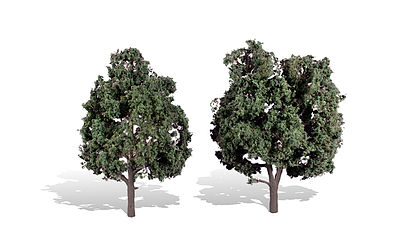 Woodland Cool Shade Trees 5 - 6 (2) Model Railroad Trees #tr3514