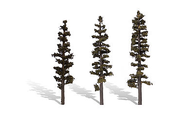 Woodland Standing Timber Trees 6 - 7 (3) Model Railroad Mold Accessory #tr3562