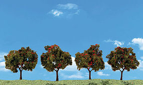 APPLE SAPLING MODEL TREES 2.5 to 3.5 cms SCENERY FOR MODEL RAILWAY HO GAUGE NEW 