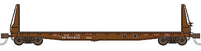 WheelsOfTime 536 Welded Fish Belly Bulkhead Flatcar SP 508048 N Scale Model Train Freight Car #50012