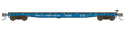 WheelsOfTime 536 General Service Fish Belly Flatcar Great Northern N Scale Model Train Freight Car #50044