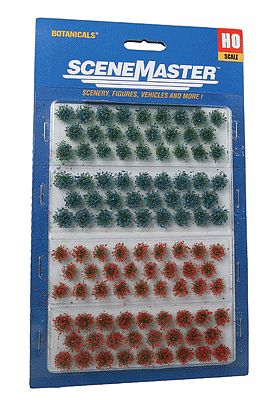 Walthers-Acc Wildflower Patches Botanicals(TM) 105 Pack HO Scale Model Railroad Grass Earth #1106