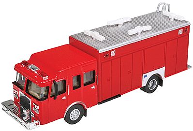 Walthers-Acc Hazardous Materials Fire Truck HO Scale Model Railroad Vehicle #13802