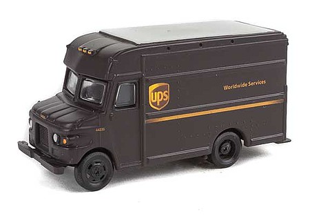 Walthers-Acc UPS Delivery Truck w/ Modern Shield Logo HO Scale Model Railroad Vehicle #14001