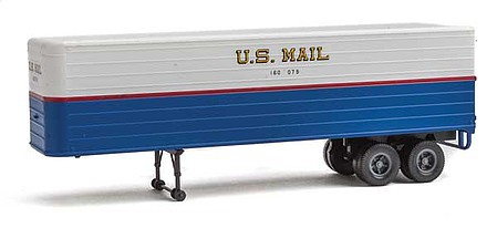 Walthers-Acc US Mail 35 Fluted-Side Trailer (2) HO Scale Model Railroad Vehicle #2426