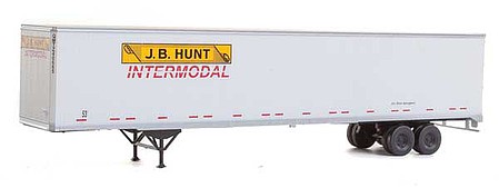Walthers-Acc 53 Stoughton Trailer 2-Pack - Assembled JB Hunt