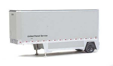 Walthers-Acc United Parcel Service 26 Drop-Floor Trailer (2) HO Scale Model Railroad Vehicle #2550