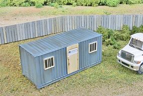 Walthers-Acc Mobile Construction Office Kit HO Scale Model Railroad Building Accessory #2900