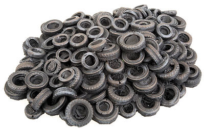 Walthers-Acc Tires Scrap Pile 1-Piece Casting