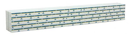 Walthers-Acc Wrapped Lumber Load for 72 Centerbeam Flatcar HO Scale Model Train Freight Car Load #3154