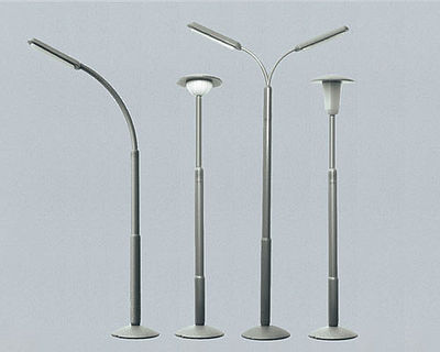 Walthers-Acc Street & Decorative Lights (Nonoperating) Set of 28 - 7 Each of 4 Styles