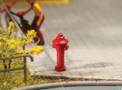 Walthers-Acc Fire Hydrants (10) HO Scale Model Railroad Building Accessory #4143