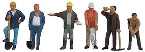 Walthers-Acc Construction Workers HO Scale Model Railroad Figure #6022