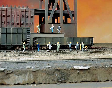 Walthers-Acc Steel Mill Day Crew Figures HO Scale Model Railroad Figure #6087