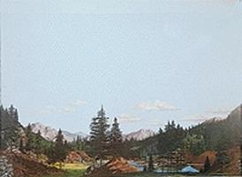 Walthers-Acc Tall Timber Background Scene 24'' x 36'' Model Railroad Scenery Supply #702