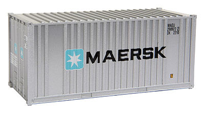 Walthers-Acc 20 Container MAERSK HO Scale Model Train Freight Car Load #8001