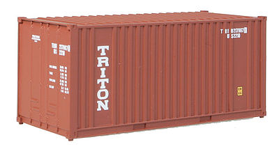 Walthers-Acc 20 Container Triton HO Scale Model Train Freight Car Load #8004
