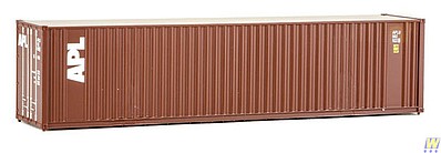Walthers-Acc 40 APL Hi-Cube Corrugated Container w/ Flat Roof HO Scale Model Train Freight Car Load #8213