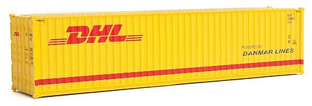 Walthers-Acc 40 DHL Hi-Cube Corrugated-Side Container HO Scale Model Train Freight Car Load #8267