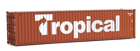 Walthers-Acc 40 Hi-Cube Corrugated-Side Container - Assembled Tropical