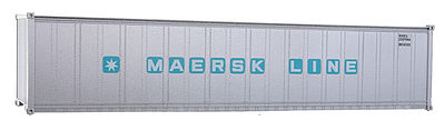 Walthers-Acc 40 Smooth-Side Container Maersk HO Scale Model Train Freight Car Load #8305