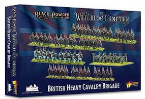 Warlord-Games 28mm Black Powder Epic Battles- British Heavy Cavalry Brigade Plastic Model Military Kit #1003