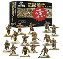 Warlord-Games 28mm Bolt Action- WWII British & Canadian Infantry Winter Platoon (30)