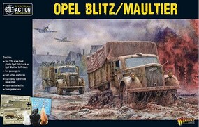 Warlord-Games 28mm Bolt Action- WWII Opel Blitz/Maultier German Truck (Plastic)