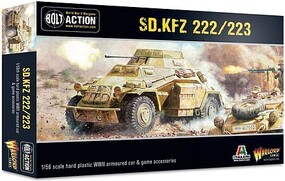 Warlord-Games 28mm Bolt Action- WWII SdKfz 222/223 German Armoured Car (Plastic)