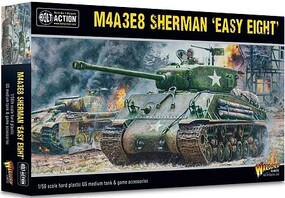 Warlord-Games 28mm Bolt Action- WWII M4A3E8 Sherman Easy Eight US Medium Tank (Plastic)