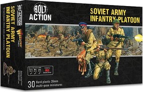 Warlord-Games 28mm WWII Soviet Army Infantry Platoon (30) (Plastic)
