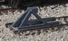 Walthers Track Bumpers Built-ups Dark Gray pkg(5) N Scale Model Railroad Trackside Accessory #2605
