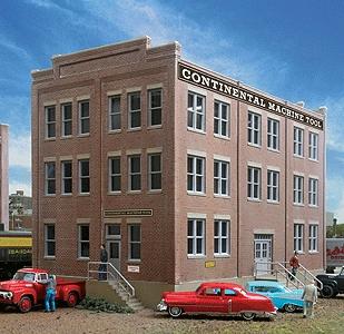 Walthers Engineering Office - Kit - 10-1/8 x 5-3/4 x 6-3/16 HO Scale Model Railroad Building #2967