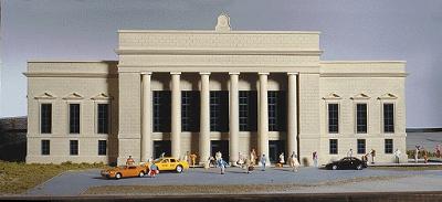 Walthers Union Station - Kit - 19-3/4 x 8-1/4 x 7 HO Scale Model Railroad Building #3094