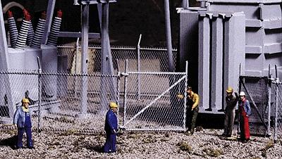 Walthers Chain Link Fence - Kit - Approximately 80 HO Scale Model Railroad Building Accessory #3125