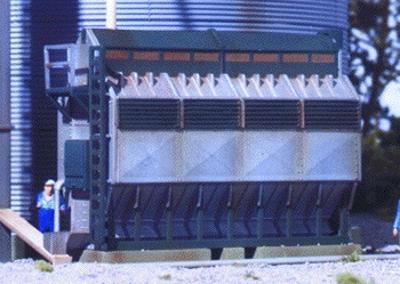 Walthers Grain Dryer - Kit HO Scale Model Railroad Building Accessory #3128