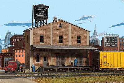 Walthers Background Building Kit Imperial Food Products HO Scale Model Railroad Building #3184