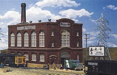 Walthers Northern Light & Power Powerhouse - Kit N Scale Model Railroad Building #3214