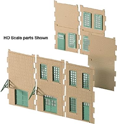 Walthers Cornerstone Modulars(TM) Small Walls, Windows & Doors - N ...