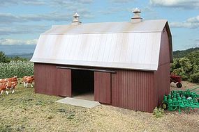 Walthers Meadowhead Barn Kit 7 x 4-1/2 x 4-5/16'' HO Scale Model Railroad Building #3330