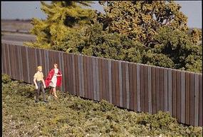Wood Fence - Kit - Three 15 Sections HO Scale Model Railroad Building Accessory #3521