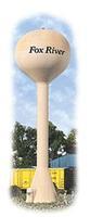 Walthers Modern Water Tower Kit 9-1/2'' Tall x 3-1/8'' Diameter HO Scale Model Railroad Building #3528