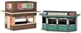 Walthers Newsstands Kit pkg(2) HO Scale Model Railroad Building Accessory #3773