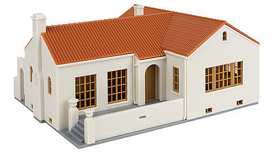 Walthers Mission-Style Bungalow Kit HO Scale Model Railroad Building #3785